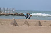 Playa de la Malvarrosa, en Valencia