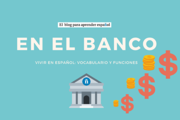 Vocabulario del banco en español